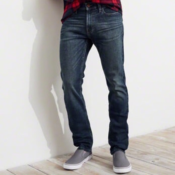Hollister Other - Men's HOLLISTER jeans w28xL30 slim straight blue